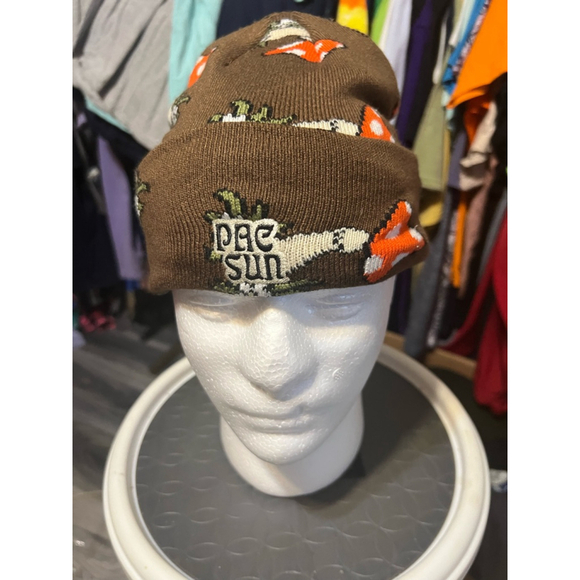 PacSun Accessories - Unisex PacSun Brown Mushroom Beanie One Size